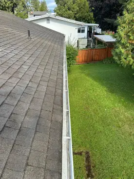 Clean gutter line after service